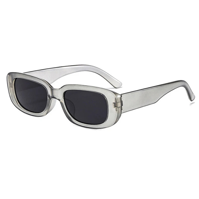 Rectangle Fashion Sunglasses for Women Men Retro Vintage UV400 Sun Shades Glasses for Summer Beach Travel