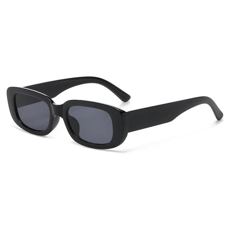 Rectangle Fashion Sunglasses for Women Men Retro Vintage UV400 Sun Shades Glasses for Summer Beach Travel
