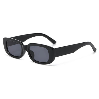 Rectangle Fashion Sunglasses for Women Men Retro Vintage UV400 Sun Shades Glasses for Summer Beach Travel
